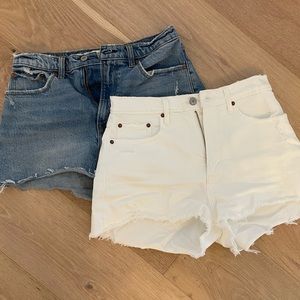 Abercrombie Curve Love Mom Shorts - 2 pairs